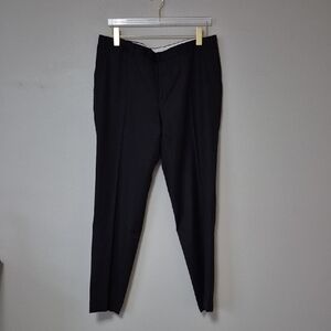 Canali Luxury Wool Dress Pants, Trousers Straight Leg Flat Front, Size 36X32